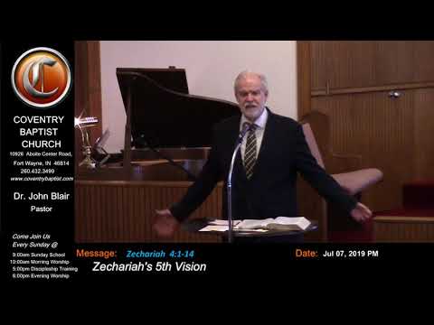 [Zechariah  4:1-14]  Zechariah's 5th Vision