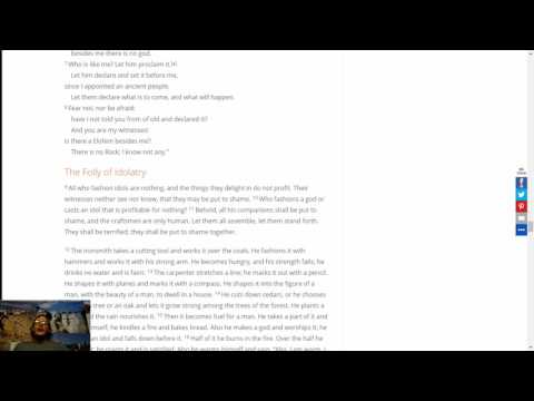 Isaiah 43:21 - 44:23