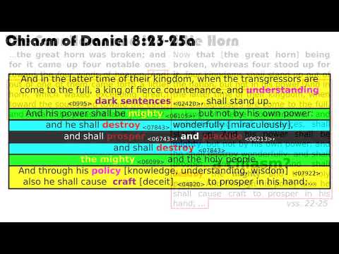 Structure of Daniel 8:23-25a: the Little Horns Demonic Power, version 2018/04/22 16:17