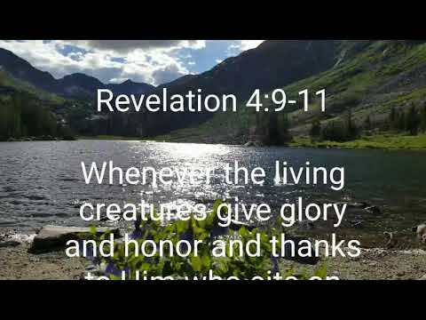 Revelation 4:9-11