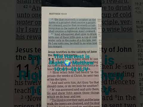 Matthew 10:41-42 KJV