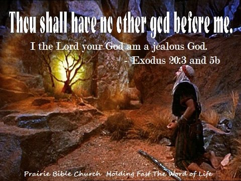 Exodus 20:1 and 5 (9/21/14) (Bud Morris)