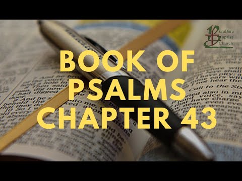 BBC Thursday Bible Study Fellowship (Psalm 43:1-2) - April 29, 2021