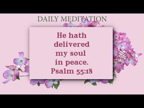 Daily Meditation | Psalm 55:18 | March 29, 2022 | Hebron