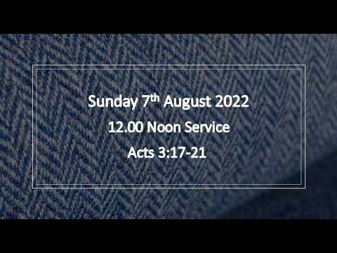 Acts 3:17-21​​​ - Time & The Opportunity for Blessing