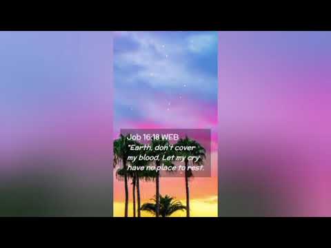 23-10-22 | Job 16:18 | @hopeministries3180 | Bidar | Sis. Sarah Clement Raj | Today's Bible Verse