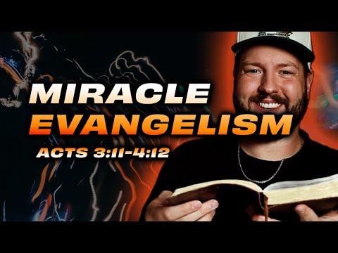 Miracles Will Get People Saved - Book of Acts 3:11-4:12 #readingthebible #bookofacts