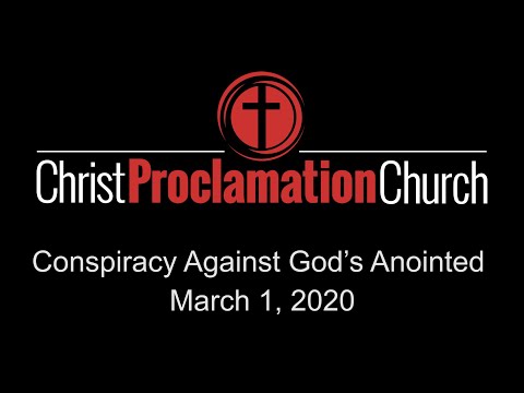 20200301 - Conspiracy Against Gods Anointed - Nehemiah 5:1-6:19 - Steve Thiel