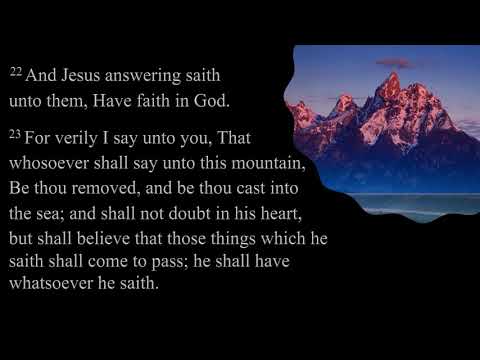 Have Faith In God ~ Mark 11:20-23