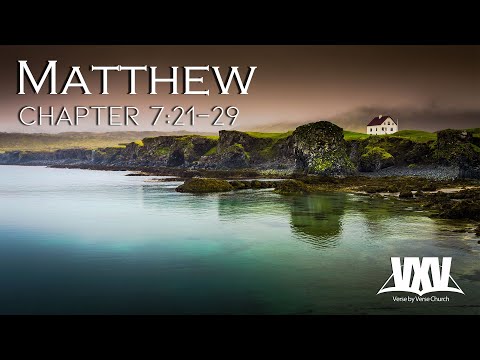 Verse by Verse - Matthew 7:21-29