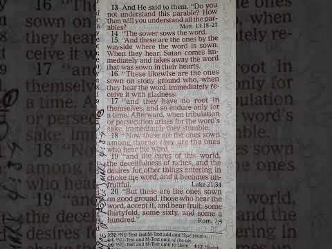 Start your day with "Good Morning Scripture!" ???? ☕️ [Mark 4:14:20]