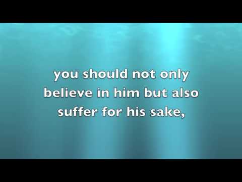 Philippians 1:27-30 (ESV) - Worthy of the Gospel of Christ