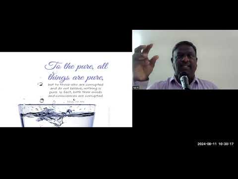 Titus 1:15-16 Unto the pure all things are pure-Free Kannada Bible Study - Br Raju - 8867768876