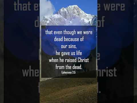 A reading of Ephesians 2:4-5 from the New Living Translation