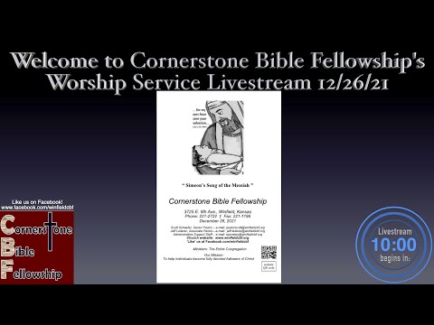 “ Simeon’s Song of the Messiah ”  - Luke 2:25-35 - Pastor Scott Schaefer - December 26, 2021