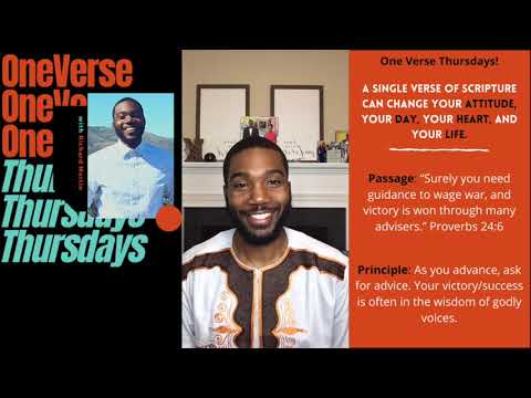 One Verse Thursdays! Ep. 9 - Proverbs 24:6 - Pastor Richard Martin