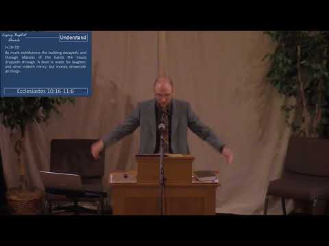 Ecclesiastes 10:16-11:6 - Maturity