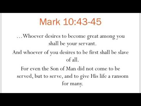 Mark 10:43-45