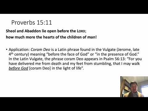 Wisdom Wednesday: Proverbs 15:11