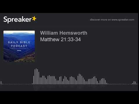 Matthew 21:33-34