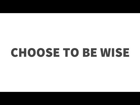 Proverbs 8:33 | Choose To Be Wise