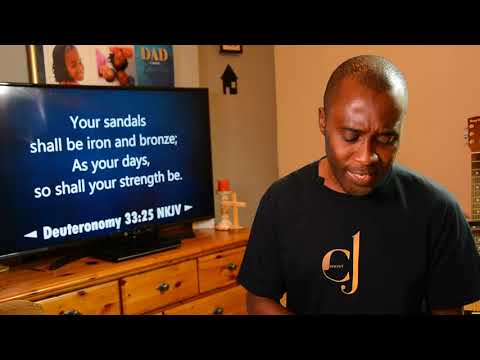 ◄ Deuteronomy 33:25 ► Your sandals shall be iron and bronze; As your days, so shall your strength be