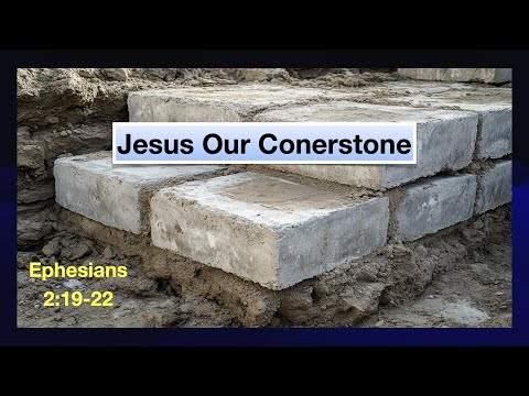 Jesus Our Cornerstone, Ephesians 2:19-22 - Thursday, October 2, 2025