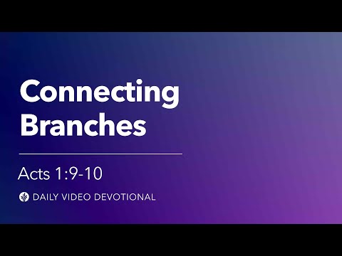 Connecting Branches | Acts 1:9-10 | Our Daily Bread Video Devotional