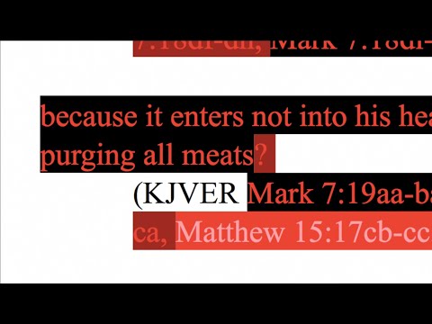 297. Foods do not defile. Matthew 15:16-17, Mark 7:18-19