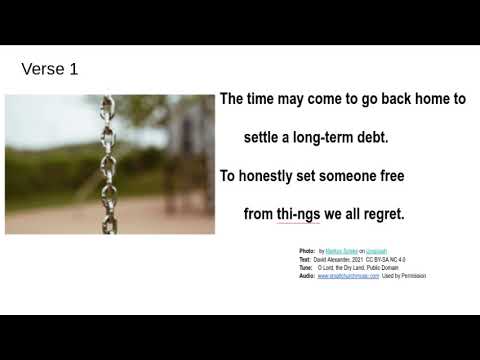 Leviticus 25:13-17  Settling Scores