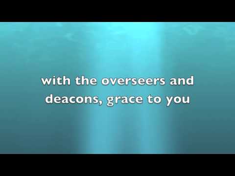 Philippians 1:1-2 (ESV) - Servants of Christ Jesus