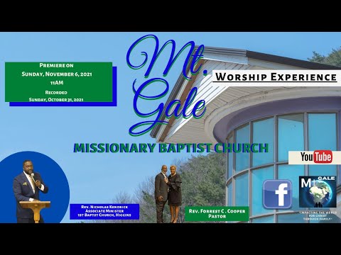 November 7, 2021 Mt Gale MBC "He Kept Me"Rev.Nicholas Kendrick Text:      I Samuel 23:14-15