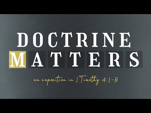 Live Stream Teaching (1 Timothy 4:1-8)