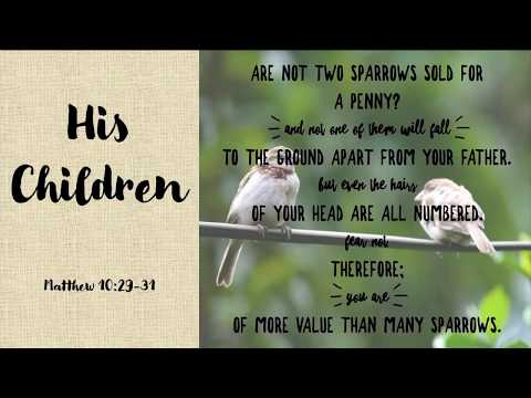 His Children - Matthew 10:29-31