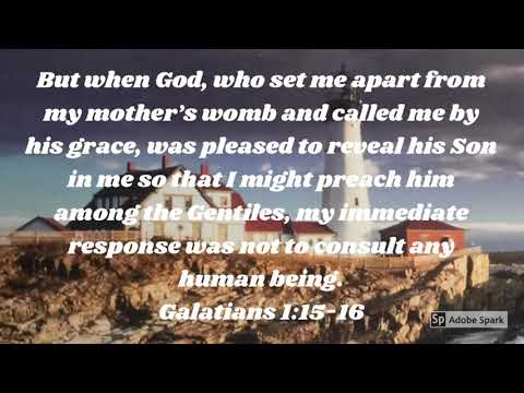 Galatians 1:15-16