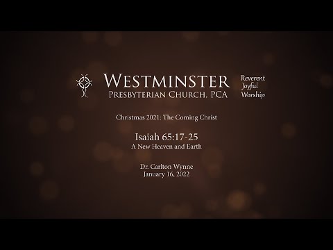 Isaiah 65:17-25 - A New Heaven and Earth