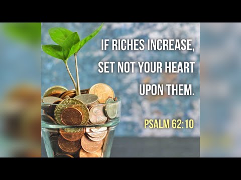 Love God, not money - Psalm 62:10, Acts 20:35 | Memory Verse Song (KJV)