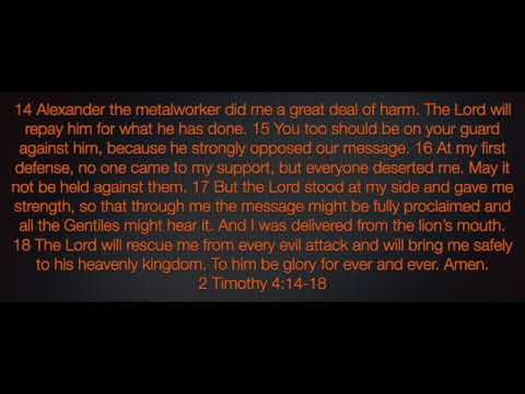 2 Timothy 4:14-18 - SD 480p