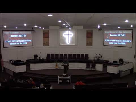 Romans 15:17-21 | Paul Measures His Ministry | Bro. Cris Powell | Sunday, February 7, 2021