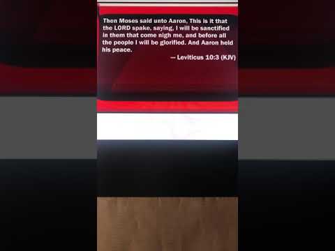 Leviticus 10:3