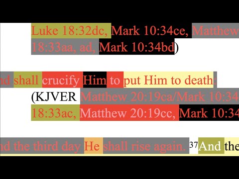 465. I Will Be Crucified & Rise Again The Third Day. Matthew 20:19, Mark 10:34, Luke 18:32-34