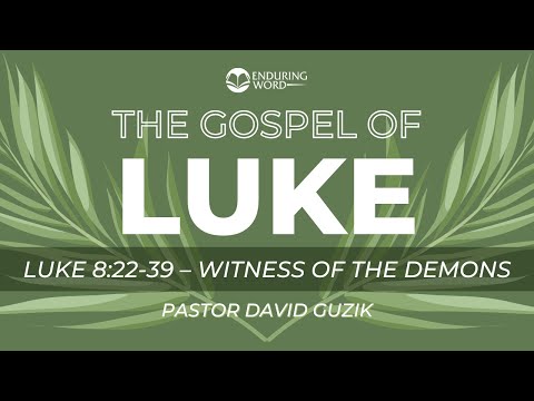 Luke 8:22-39 - Witness of The Demons
