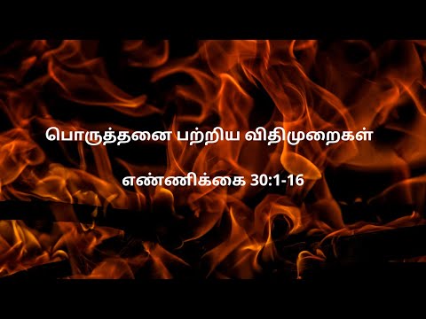 எண்ணிக்கை 30:1-16 | Daily Bible RC | Numbers 30:1-16