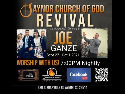 Evangelist Joe Ganze | "You Can't Jump Over Jericho" | Joshua 6:8-10, 16, 20 | Revival Monday Night