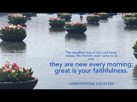 Lamentations 3:22-23 ESV | Steadfast Love Of The Lord New Every Morning |Great Is Your Faithfulness