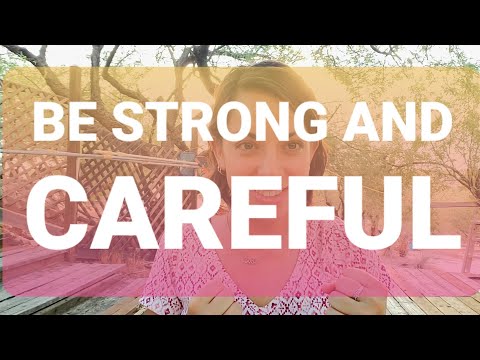 Be Strong and Careful -- A Brief Meditation on Joshua 23:6-11