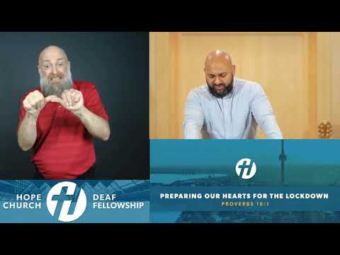 PREPARING OUR HEARTS FOR THE LOCKDOWN (Proverbs 18:1)