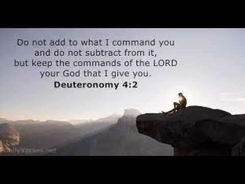 Deuteronomy 4:2:  A Quick Look