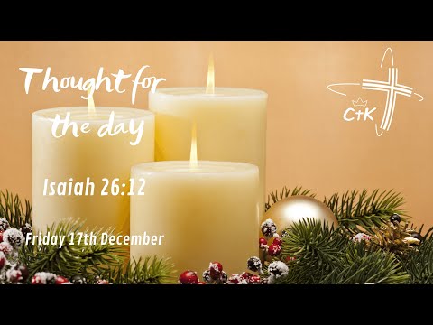 God is in control | Isaiah 26:12 | Molly Shortt | 17th December 2021