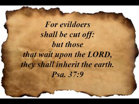 Psalm 37:9